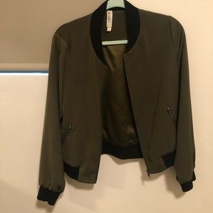Green Moto jacket